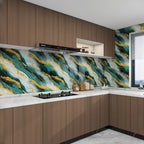 Thick Foam Self Adhesive Wall Stickers Imitation Marble Wallpapers for Bedroom Home Decor Waterproof Peel and Stick Wall Panels