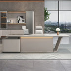 Boss's desk is simple, modern table and chair combination, advanced sense, large class desk, single presiden