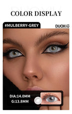 Duoxiu Contact Lenses 2Pcs Blue Green Contact Lenses Color Permanent Makeup Machine Changing Pupil and Eyes Color Fashion Lenses