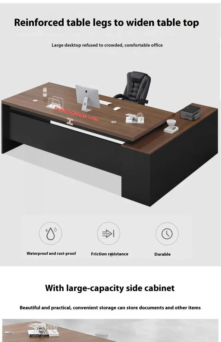 Executive Table Desk Writing Professional Auxiliary Computer Tables Work Corner Student Side Desk Study Mesa Office Furniture