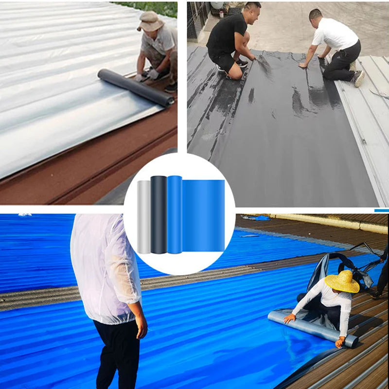 10M Waterproof Heat Insulation Adhesive Fix Tape For Wall Roof Leakproof Repair Tool Roof Color Steel Tile Leak Repair Tape