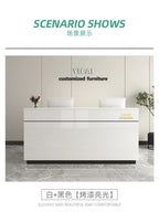 Counter Desk For Shops Counter Reception Beauty Salon Reception Desk Cashier Drawers Empfangstheke Kosmetik Office Furniture