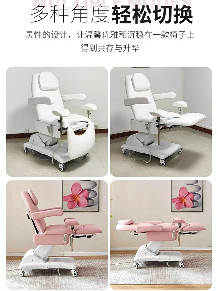 #Gynecology outpatient examination, confinement center, private care, electric beauty medical multi-purpose bed