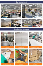 Modern Design Office Furniture Single-seat Employee Workstations Wooden Computer Desks and Office Desks with Storage Cabinets