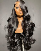 250 Density Body Wave Lace Front Wig 13x4 13x6 40 Inch 5x5 Lace Closure Wig Gluless Transparent Human Hair Lace Frontal Wig Sale