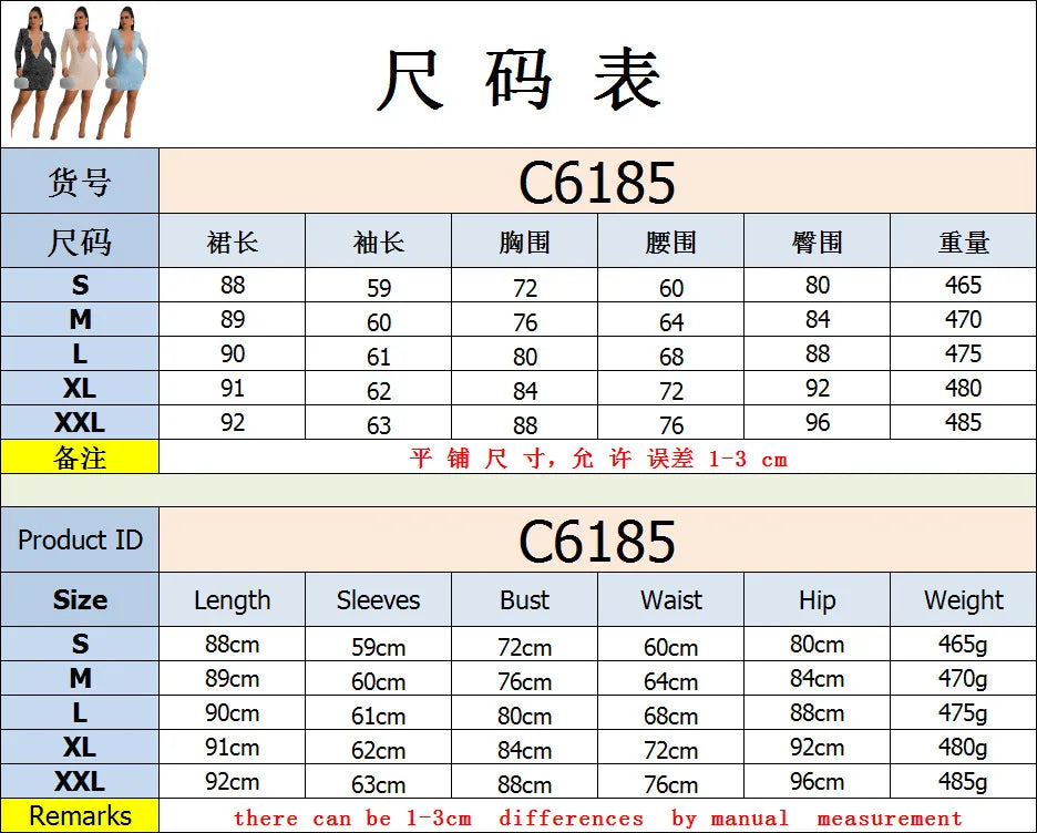 2025 Luxury Smart Evening Dress Women Deep V Neck Long Sleeve Tight Fitting Short Skirt Set With Diamonds Street Banquet Outfits