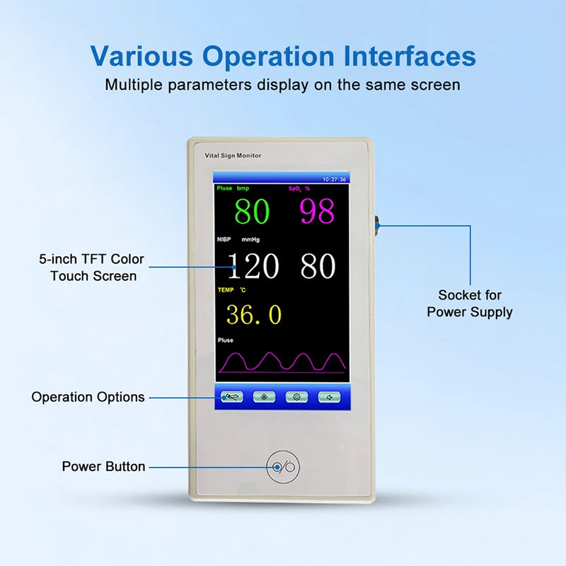 Resoxy 12.1 Digital Vital Signs Monitor