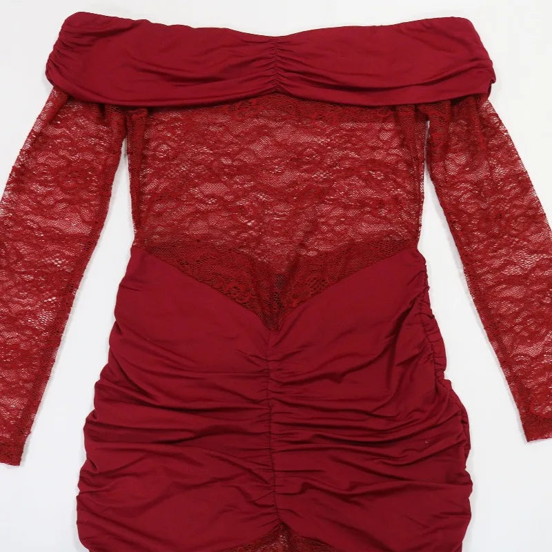 Elegant see Through Dress