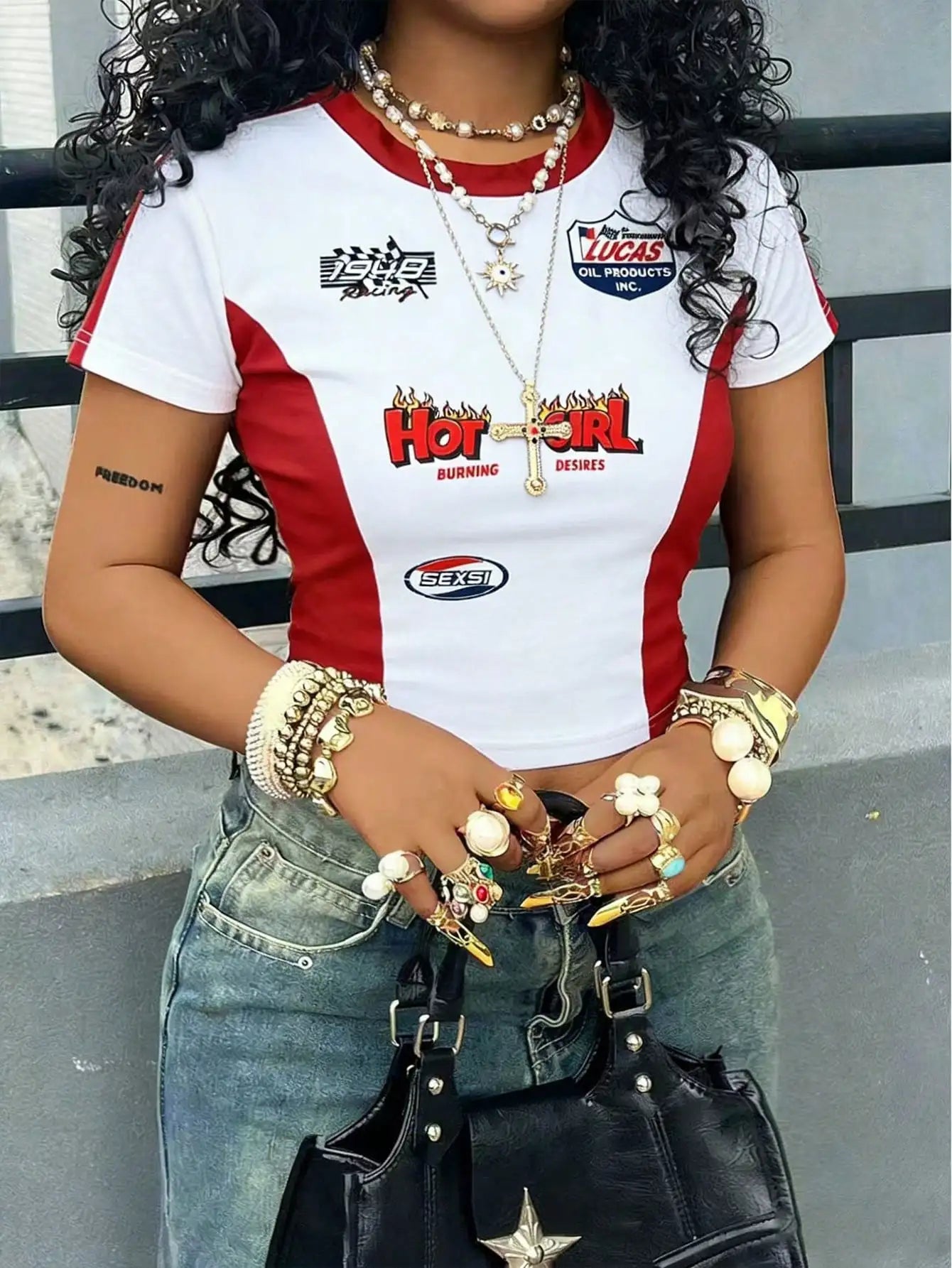 Short sleve Crop Top