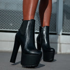 Platform Chelsea Ankle Boots