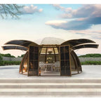UFO Aluminum Patio Gazebo Canopy & Pergola for Outdoor Space