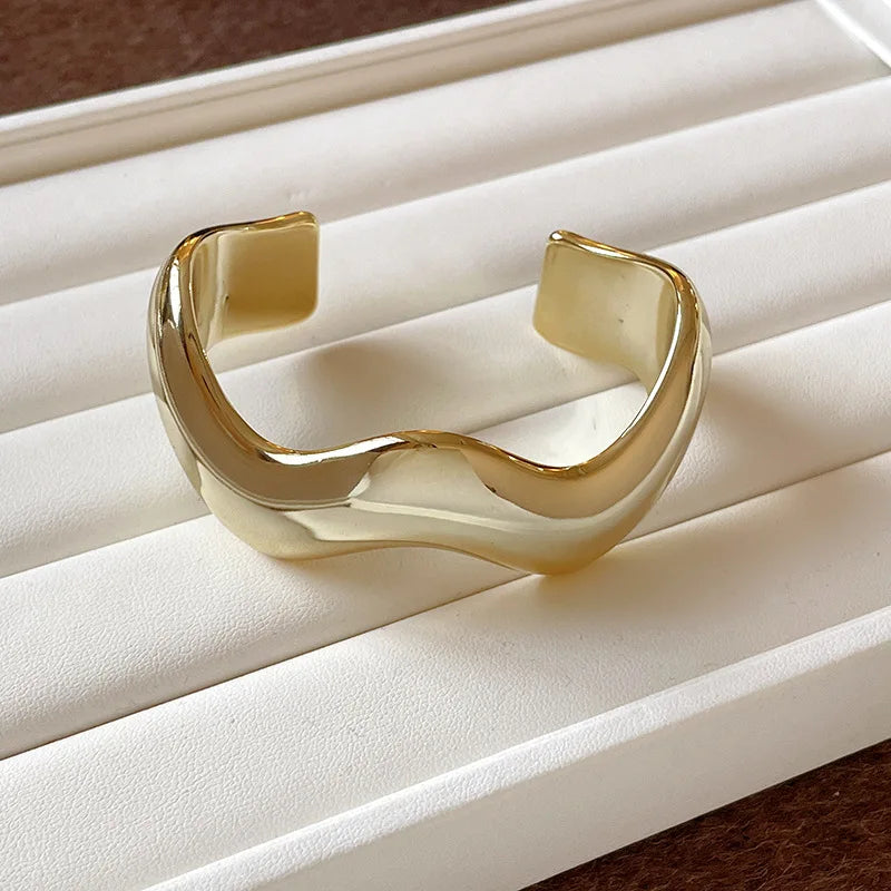 Irregular Geometric Bangle