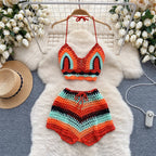 Halter Short Set