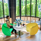 Outdoor Garden Bar Furniture Set LED Chair Bar Stool Sofa Table CE Certified for Hotel Villa Supermarket Made Durable Plastic