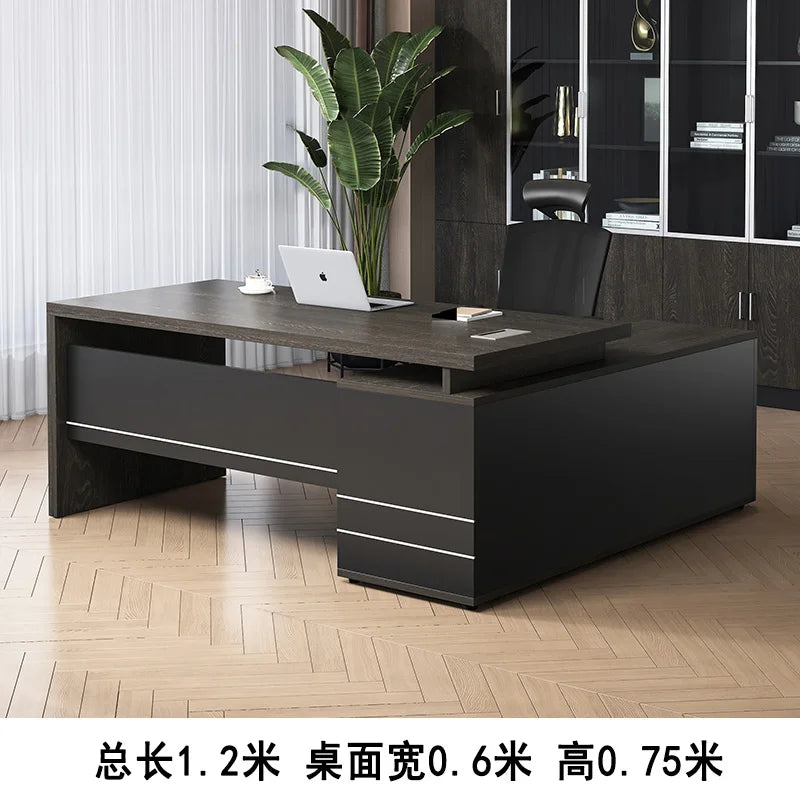 Wooden Boss Table Simple Modern Cabinet Designer Reading Reading Desk Secretary High Quality Art Bureau Meuble Office Furniture