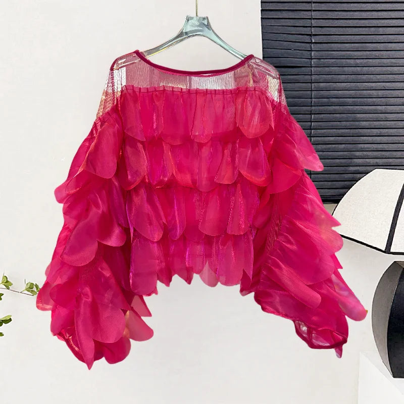 Nice European Chiffon  Blouse