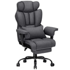 Big and Tall High Back Executive Task Chair Linen Fabric Breathable Keeping you cool Home Office Chairs
