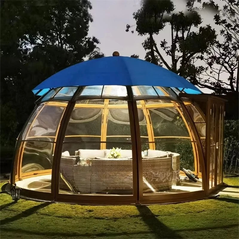UFO Aluminum Patio Gazebo Canopy & Pergola for Outdoor Space