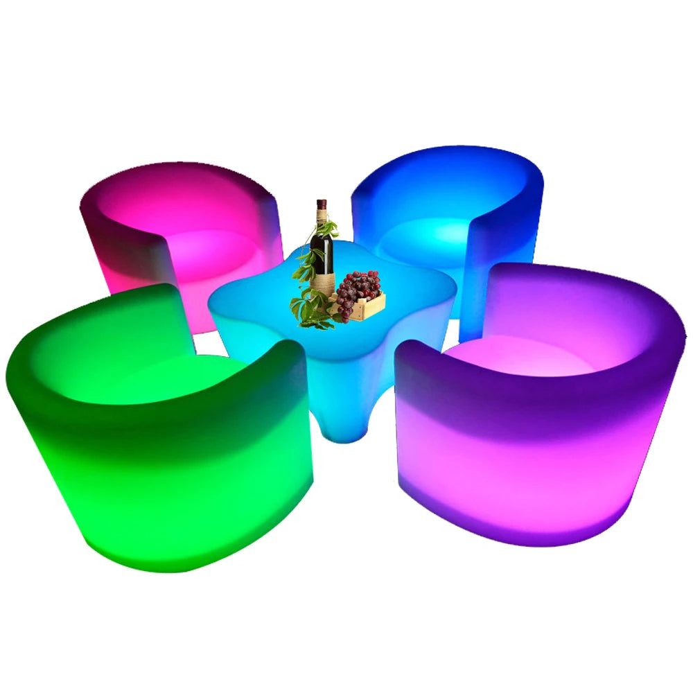 Outdoor Garden Plastic Bar Stool Furniture Table Chair Sofa