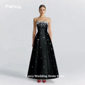 Fancy Luxury Dubai Black Beaded Evening Dress for Women 2024 Elegant Pink Arabic Wedding Birthday Party Formal Gowns customized