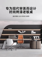 European High Quality Office Desk Cheap Executive Study Standing Office Desk Storage Floor Boss Wooden Escritorio Furniture