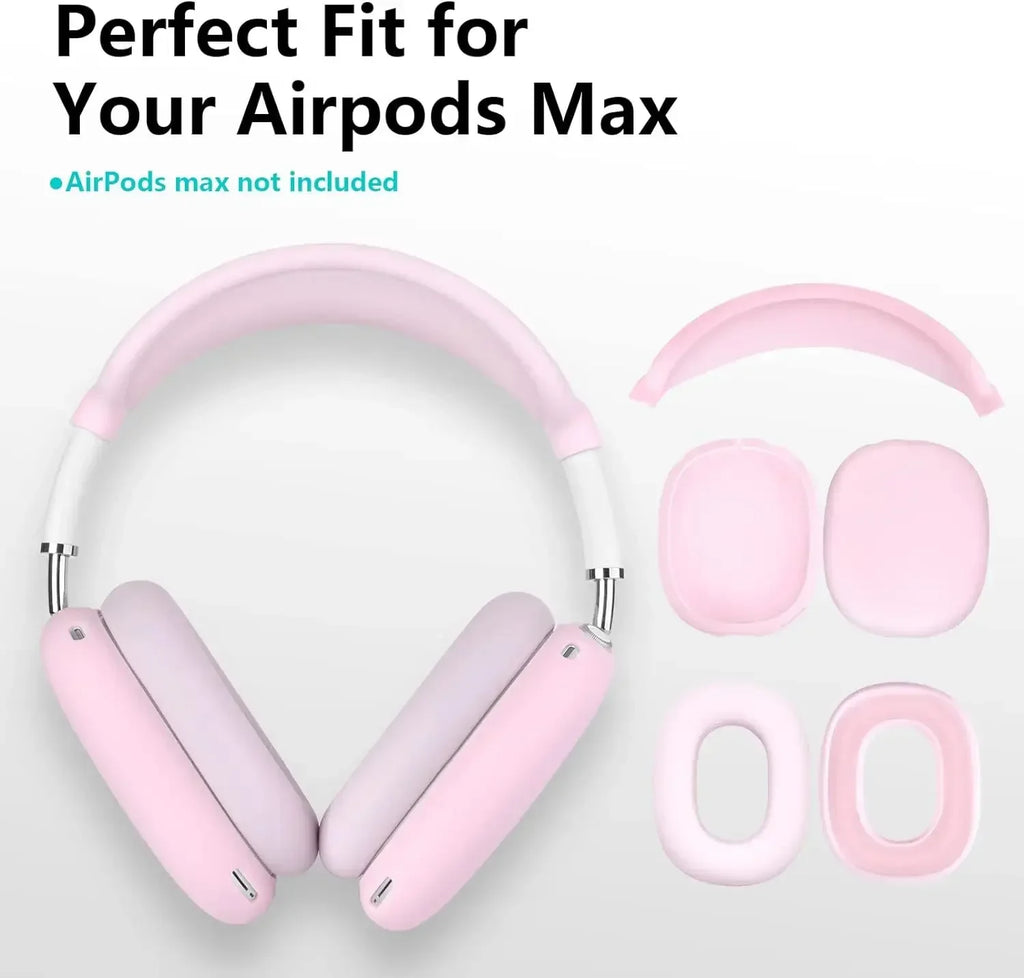For Airpods Max Headphones, Silicone Cover for Apple Airpod Max Accessories Cases Silicone Case