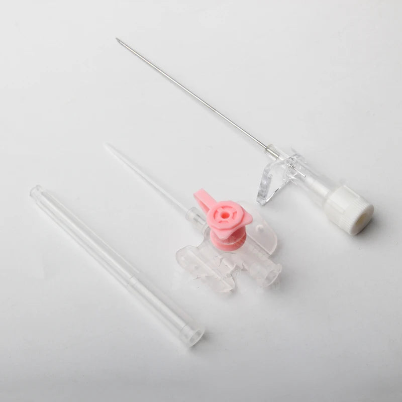 50pcs IV Cannula With Injection Port 20G 22G 24G Butterfly IV Catheter Veterinary Supplies