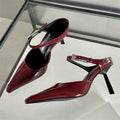 Pointed Toe Mule Heels