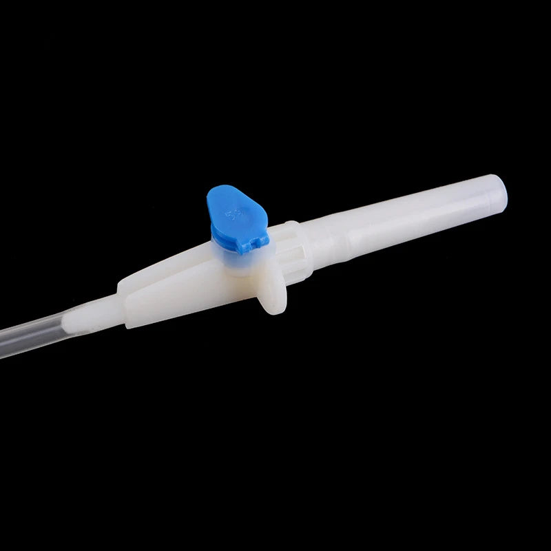 10pcs Disposable Sterile Luer Lock Infusion Set with Needle Disposable IV Giving Infusion Drip Set for Pet Hospital Clinic