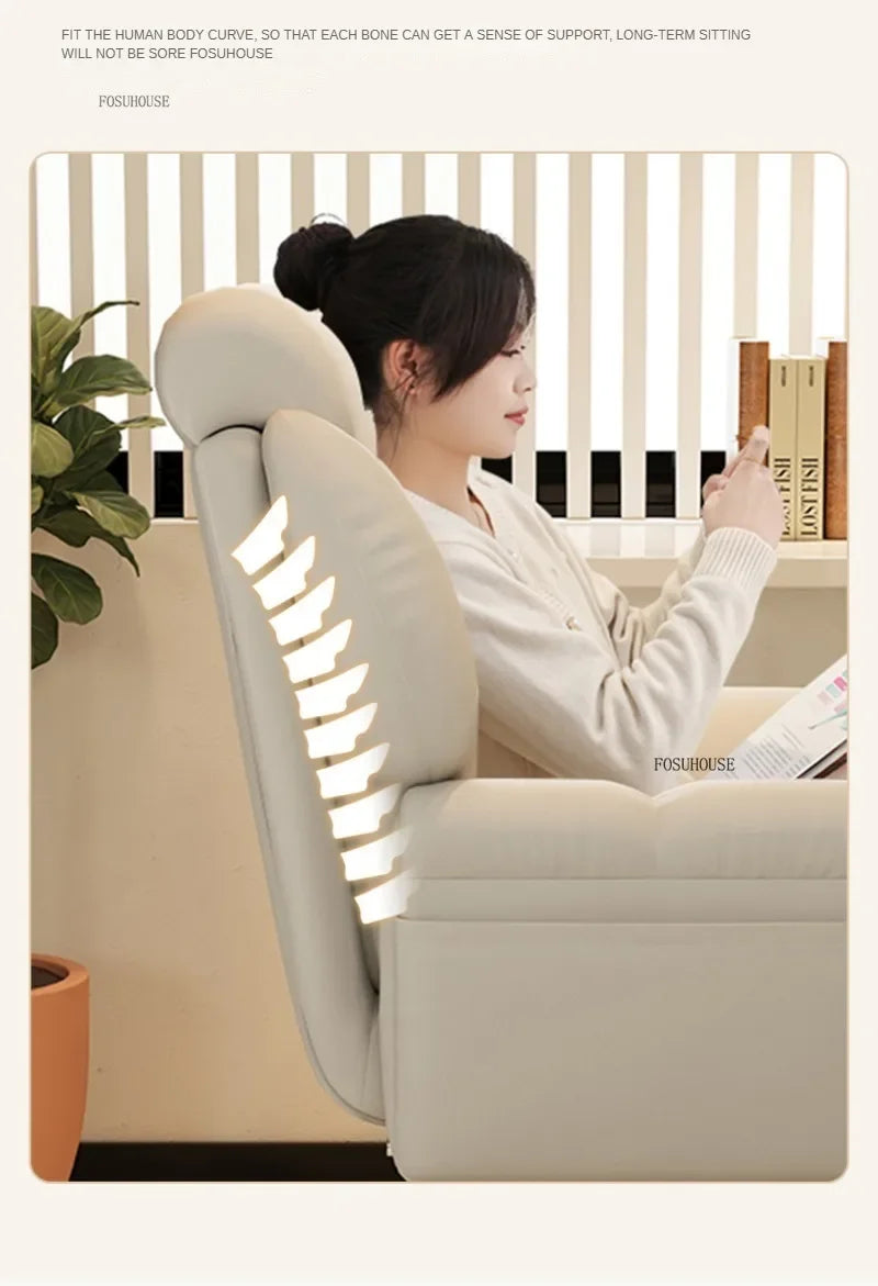 Mobile Swivel Soft Gaming Chairs Comfortable Aesthetic Gamer Leisure Desk Chair Nordic Office Chair Home Office Furniture V l