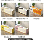 Luxury Simple Reception Desk Logo Salon Decorations Modern Reception Desk Office Beauty Mostrador Recepción Commercial Furniture