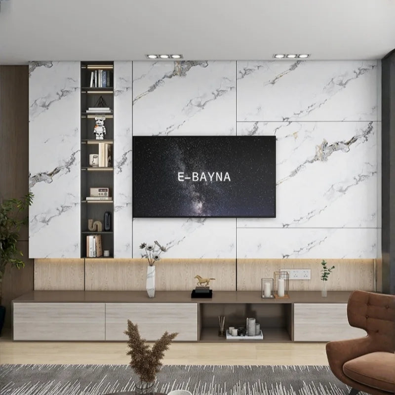Thick Foam Self Adhesive Wall Stickers Imitation Marble Wallpapers for Bedroom Home Decor Waterproof Peel and Stick Wall Panels