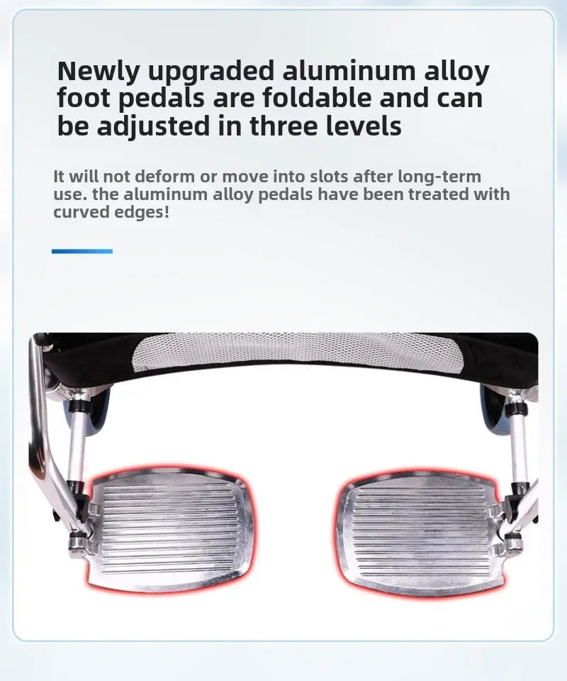 Wheelchair Wheelchair Folding Lightweight Small Elderly Special Disabled Portable Hand Push Scooter