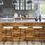 5pcs Wood Grain Floor Stickers Modern Style PVC Wall Sticker Waterproof Self-adhesive for Living room Kitchen Home Floor Decor