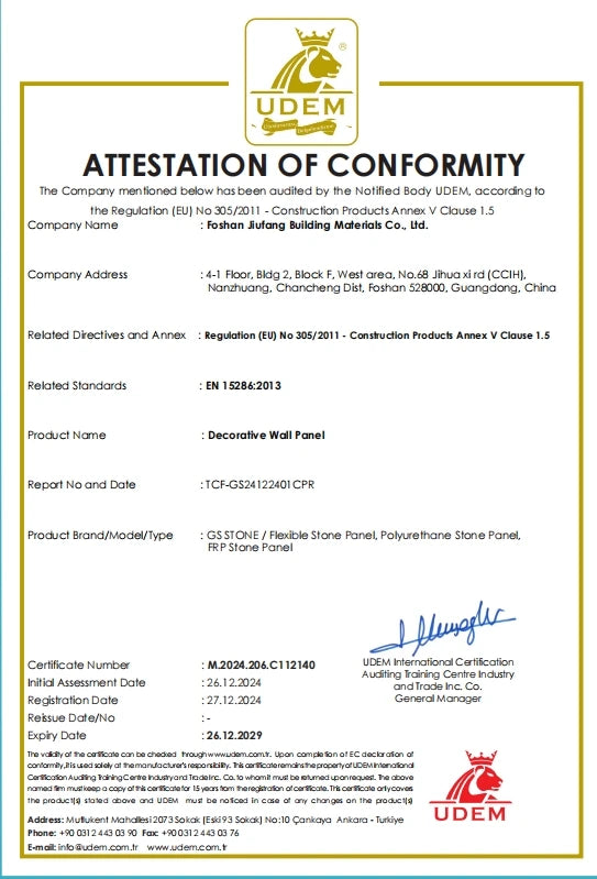 Artificial 3D Stone Wall Panels