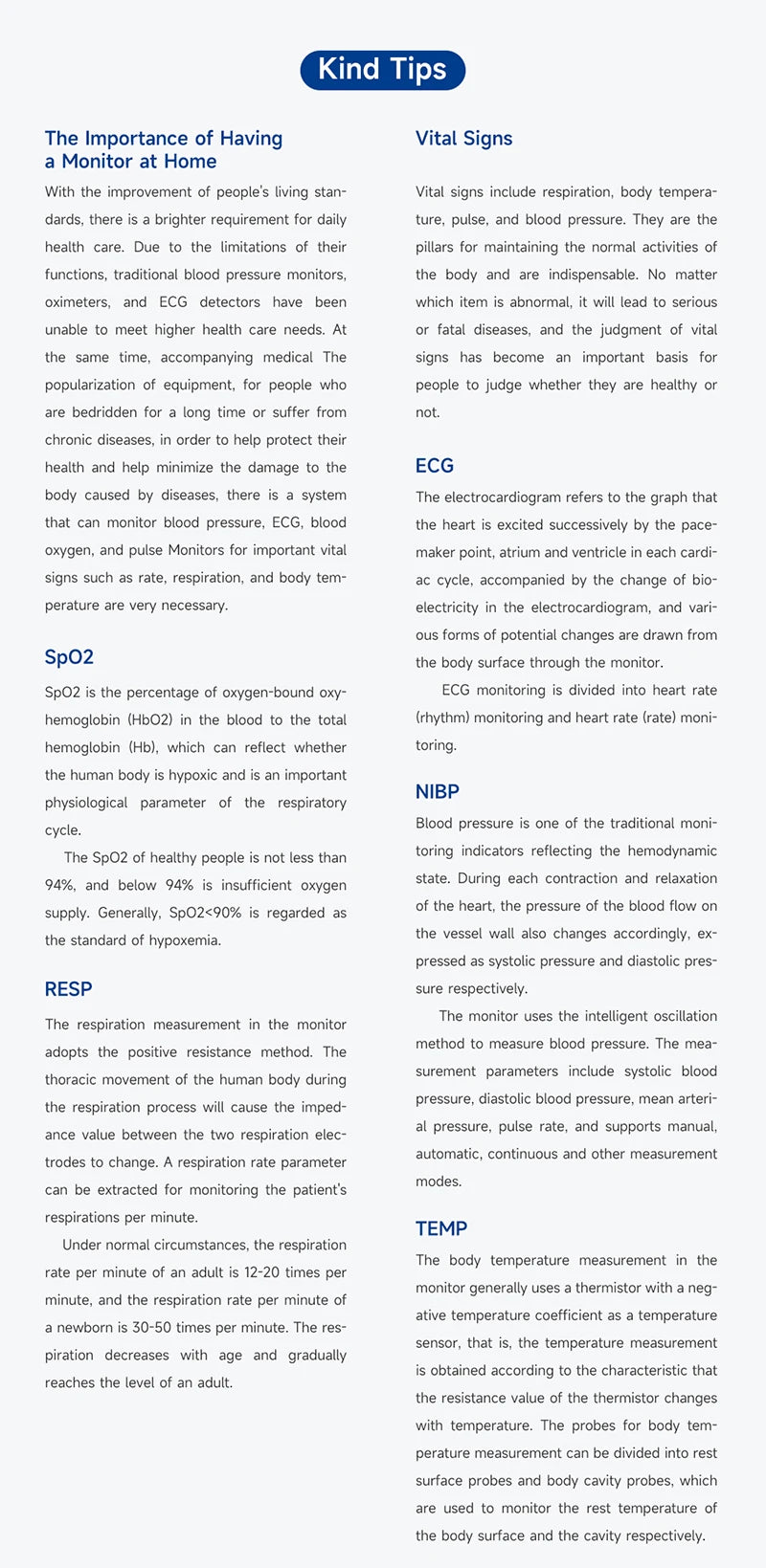 Resoxy 12.1 Digital Vital Signs Monitor