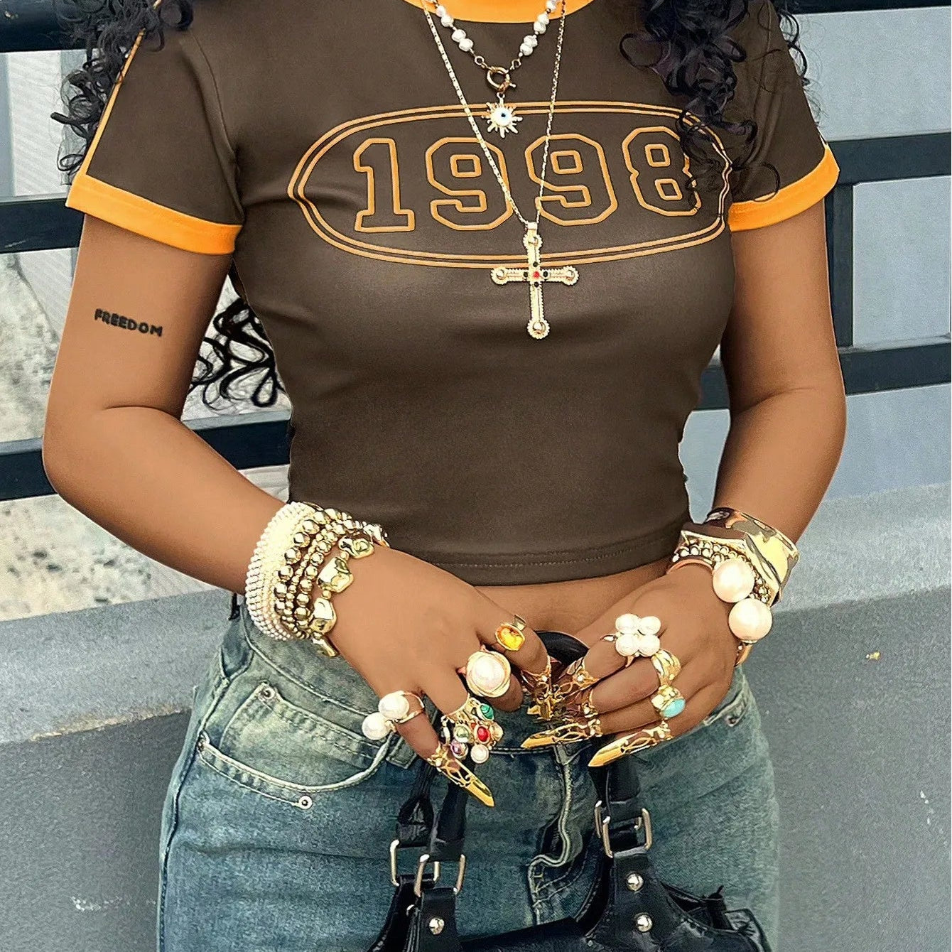 Short sleve Crop Top