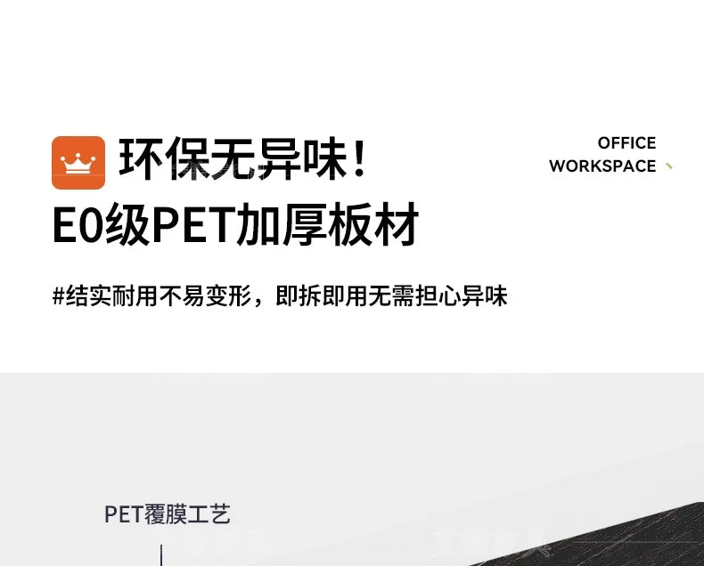 Light luxury boss table, simple modern desk, large desk manager, office desk and chair combination