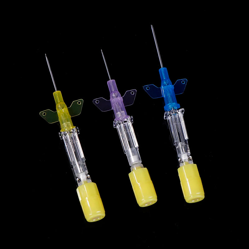 Disposable Animals IV Cannula Intravenous Injection Catheter With Wing 22G 24G 26G For Pet Dog Cat Veterinary Tools
