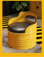 Industrial style sofa coffee table combination Internet celebrity creative bar clear bar milk tea shop table and chair oil drum