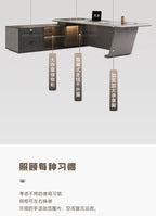 Boss's desk is simple, modern table and chair combination, advanced sense, large class desk, single presiden