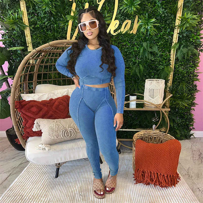 Long Sleeve Bodycon Suit