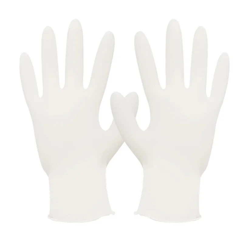 10 pcs Medical Disposable Protective Latex Rubber Gloves For Surgical Examination In Operating Room For Doctor Food Laboratory