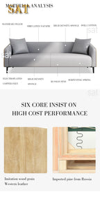 'Mingmeng Furniture Factory Commercial Office Lounge Set Waiting Room Pu Leather Office Reception Sofa Set