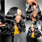 Brazilian 200% Short Bob Wig 13x4 Transparent Lace Frontal Body Wave 4x4 Lace Closure Natural Human Hair Wavys Bob Wig For Women