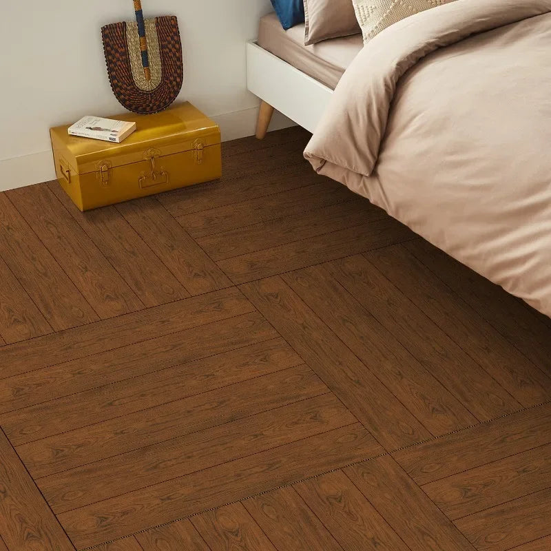 15x90cm Waterproof 3D Self-Adhesive thick Wood Grain Floor sticker Wallpaper Wall Sticker Living Room Toilet Kitchen Home Decor