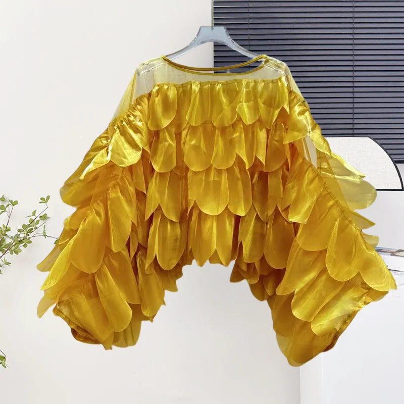 Nice European Chiffon  Blouse