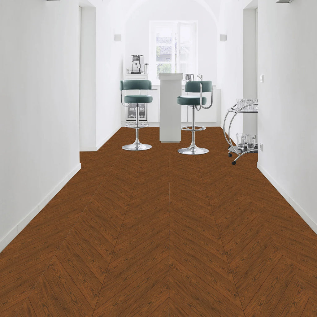 15x90cm Wood Grain Floor Sticker 0.72mm Thick Self-Adhesive PVC Waterproof Wall Stickers Kitchen Bedroom Ground Cover Decal