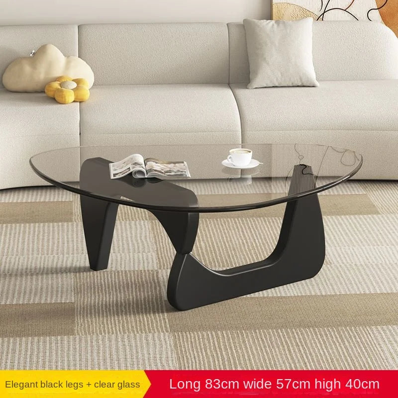 X&D Italian Style Nordic Style Minimalist Coffee Table In Home Living Room Modern And Fashionable Water Droplet Shaped Tea Table