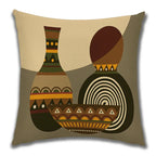 African Costume Clipart Throw Pillow 45x45 Africa Life Collection African Woman Pillowcase Sofa Car Decorative Cushion Cover
